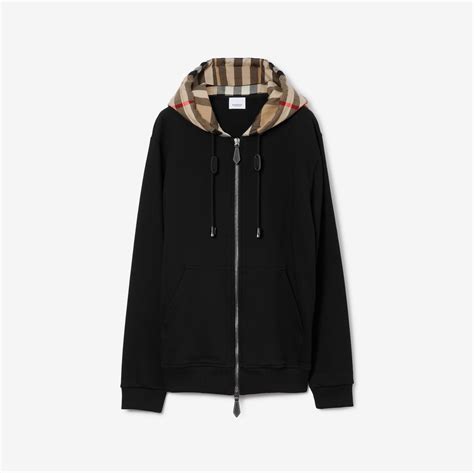 burberry zip hood hoodie